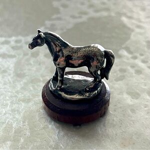 1985 Kirk Steiff Woodlands Animal Collection Sterling Silver Horse Figurine